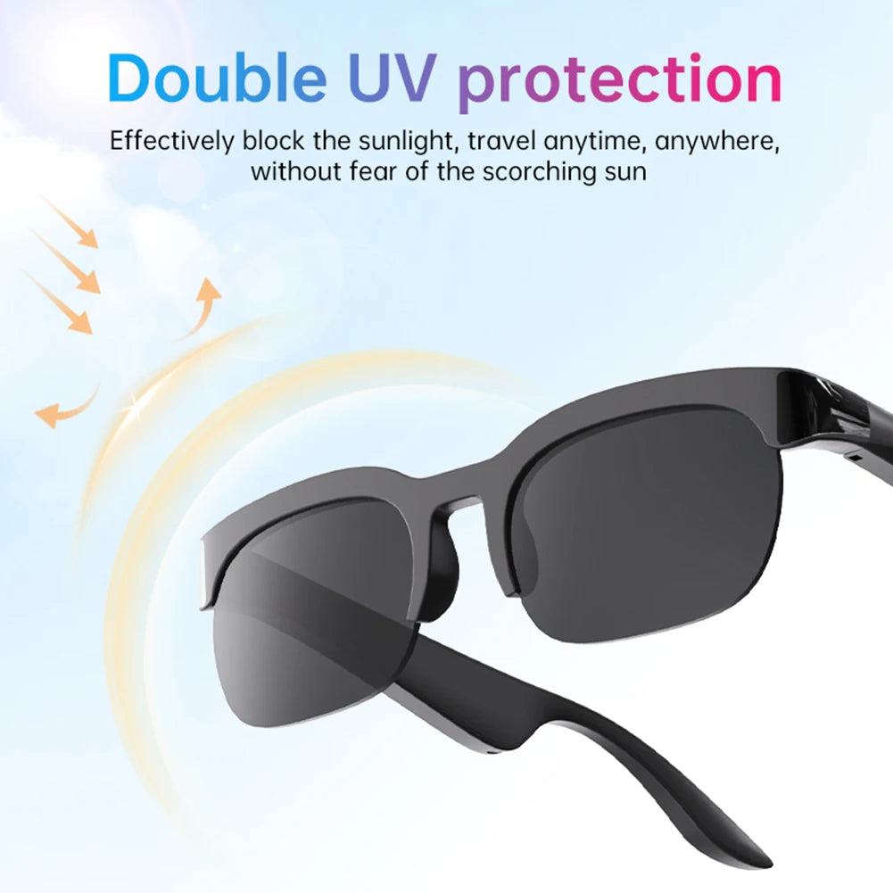 Smart Audio Glasses with AI Translator & Spatial Audio - Bluetooth 5.0 Tidesmit