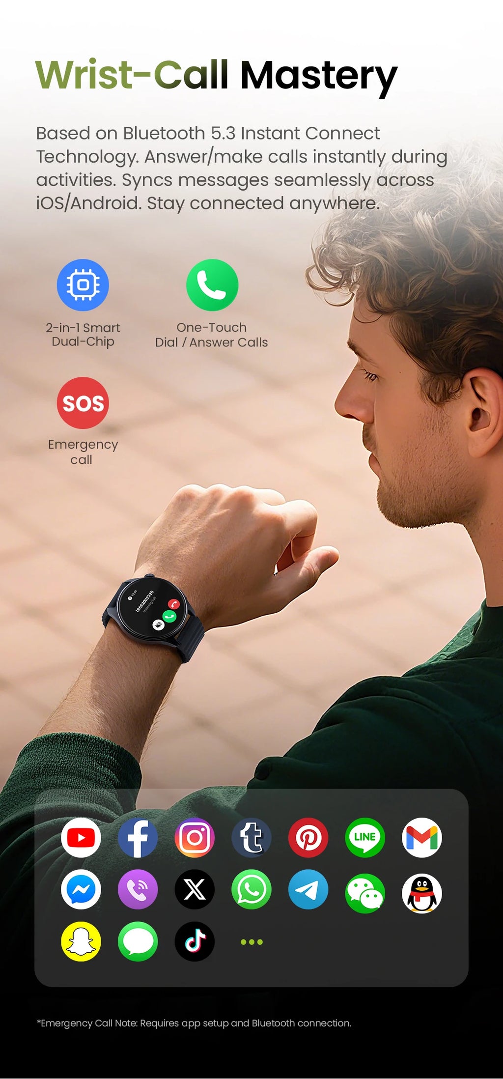 HAYLOU Watch 4S(HF012) GPS Smartwatch 1.43” HD AMOLED 5 Satellite GPS Positioning 120+ Workout Modes Sport Fitness Smart Watch