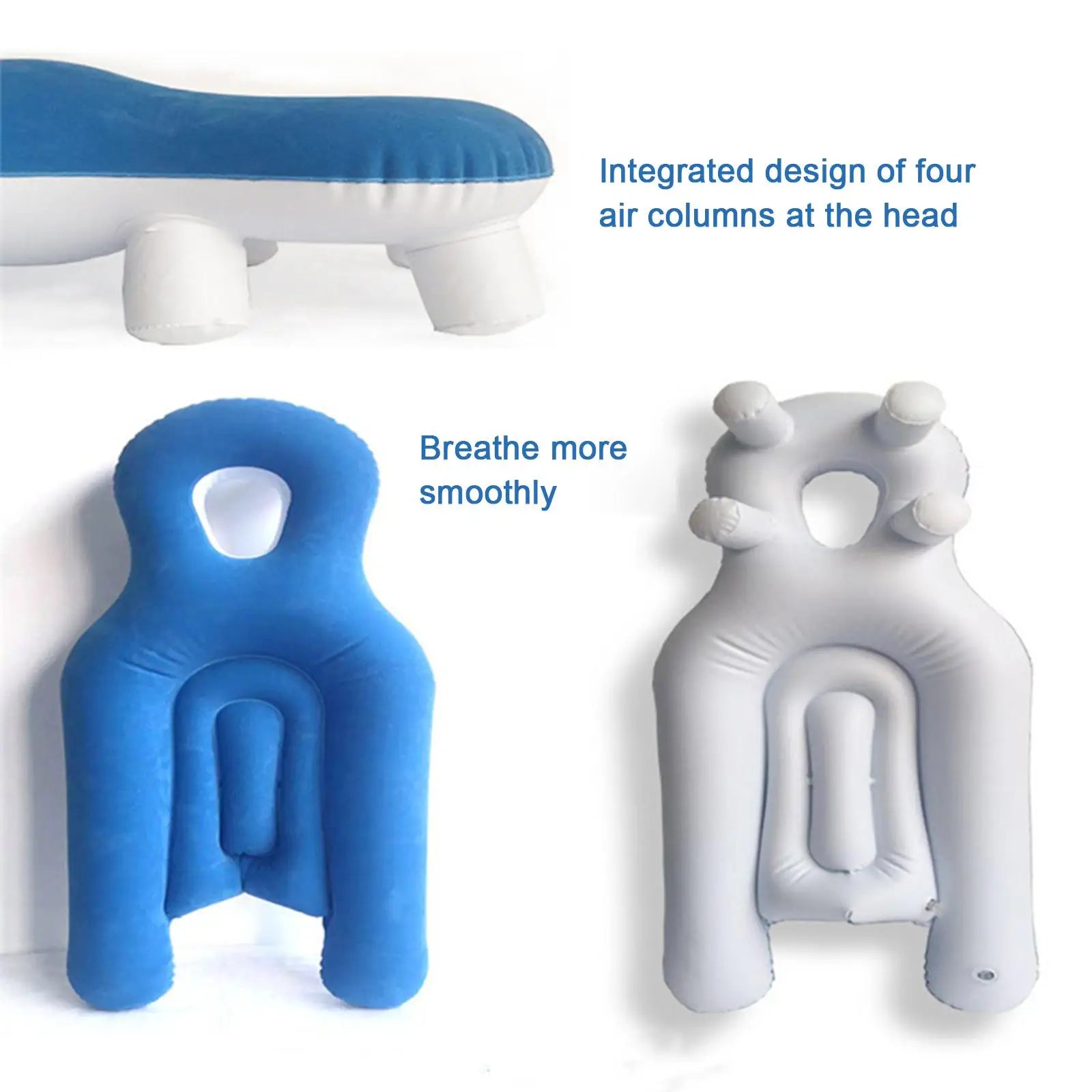Face Down Pillow for Eye Surgery Recovery | Adjustable Inflatable Support Relaxation Treatment Tidesmit