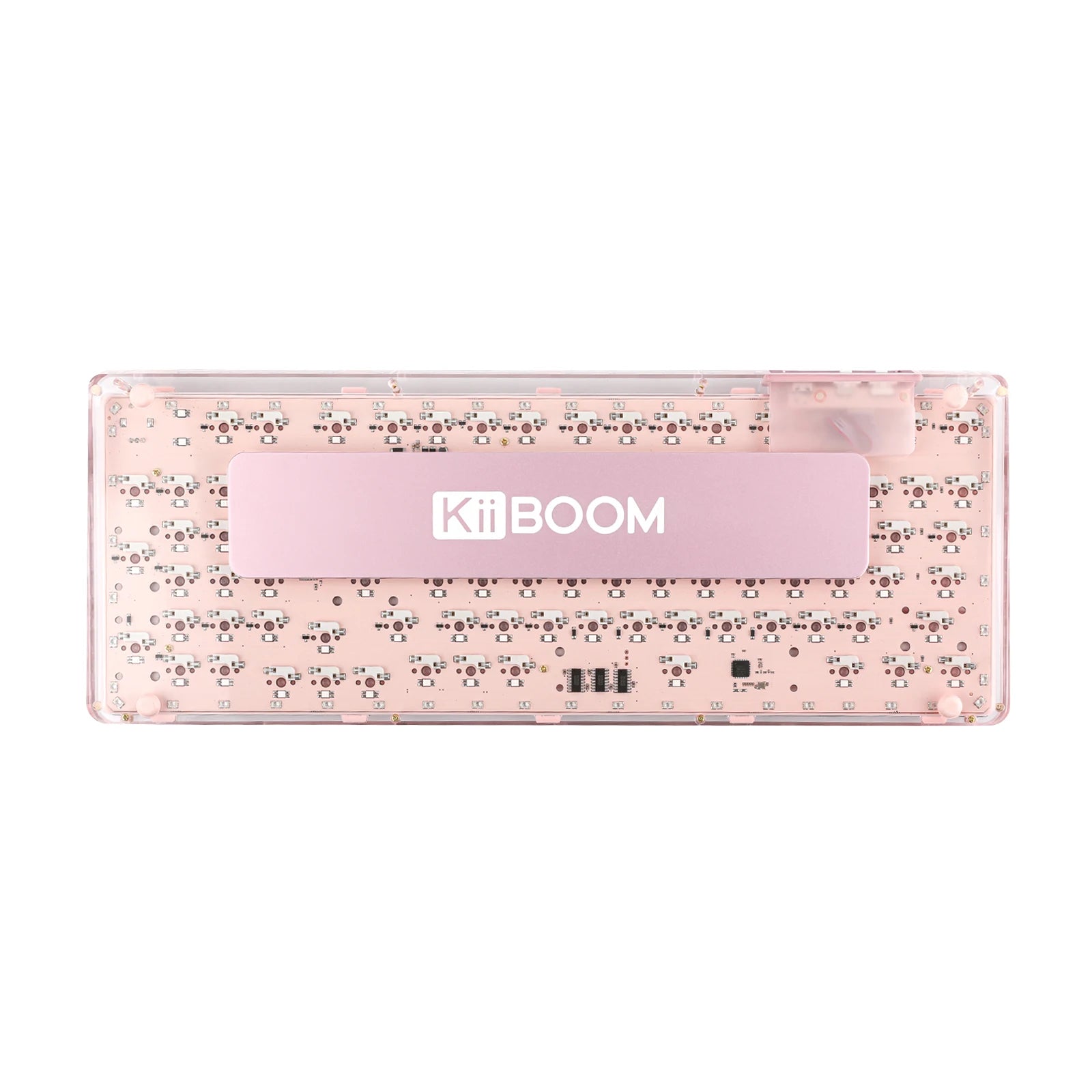 KiiBOOM Phantom 98 98-key Hot-swappable Wired/Bluetooth5.0/2.4GHz Wireless Acrylic Gasket Mechanical Keyboard