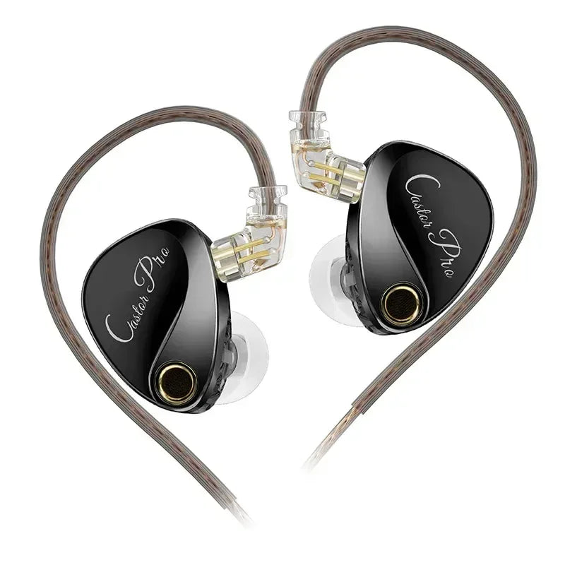 Tidesmit Dual Dynamic Driver Hi-Fi Wired In-Ear Monitors Black-NO MIC Tidesmit