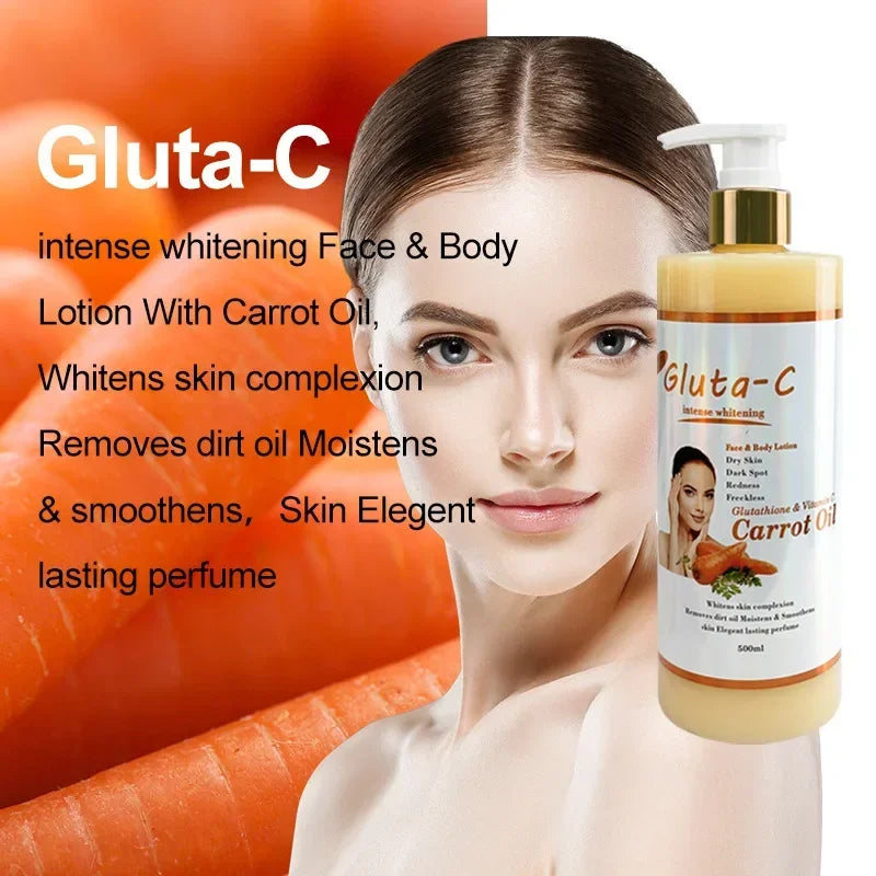 500ml Glutamate Body Cream Vitamin VC Moisturizing Lotion Skin Whitening Nicotinamide Anti Wrinkles Body Lotion