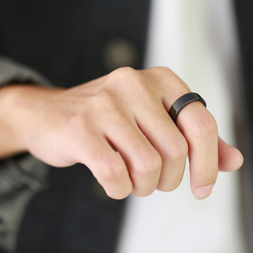 125kHz RFID Rewritable Ceramic Ring - Durable Bio-Compatible Tech Tidesmit