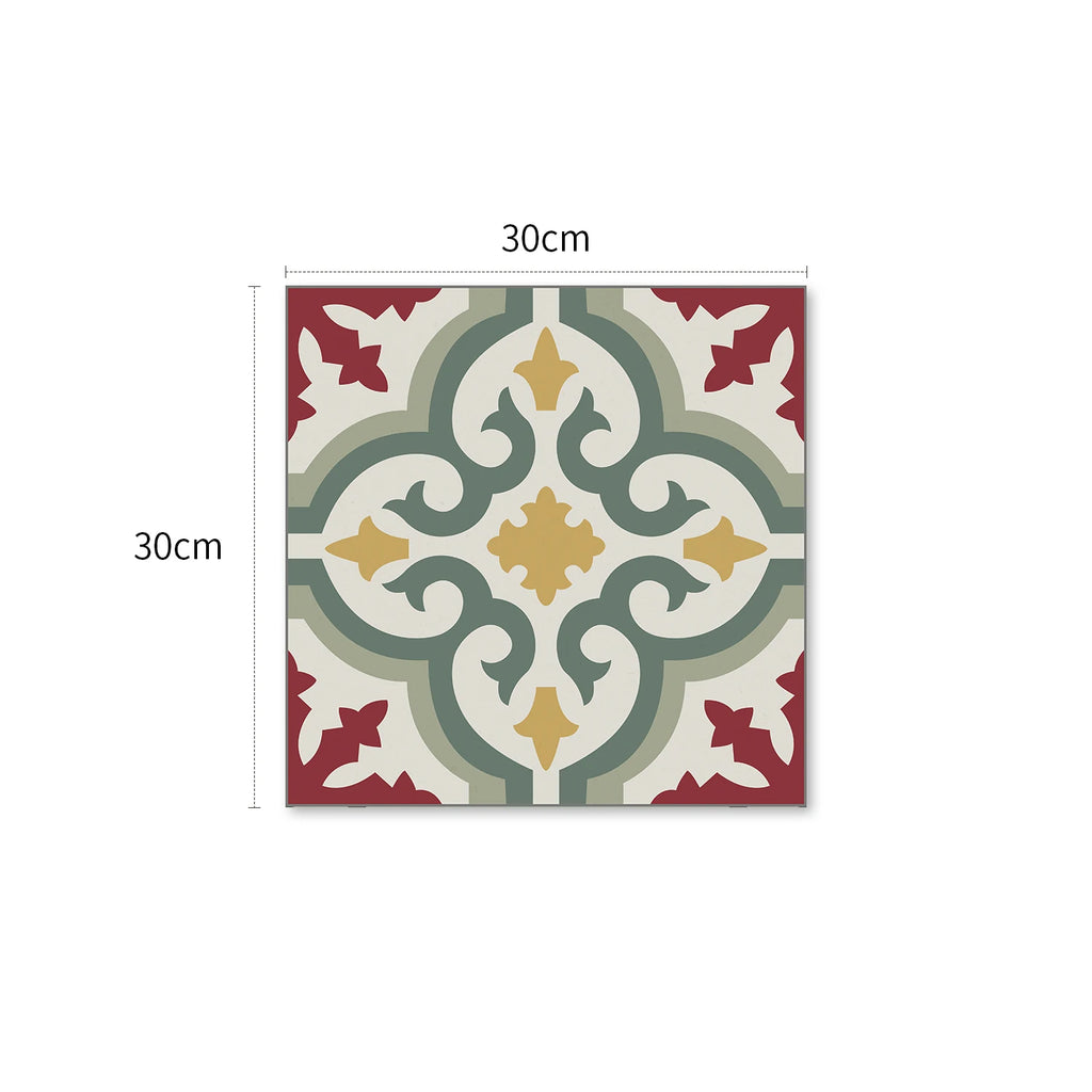 Peel and Stick Floor and Wall Tile Waterproof  Flooring for Bathroom, Vinyl Self Adhesive Flooring Tile 6PCS Backsplash