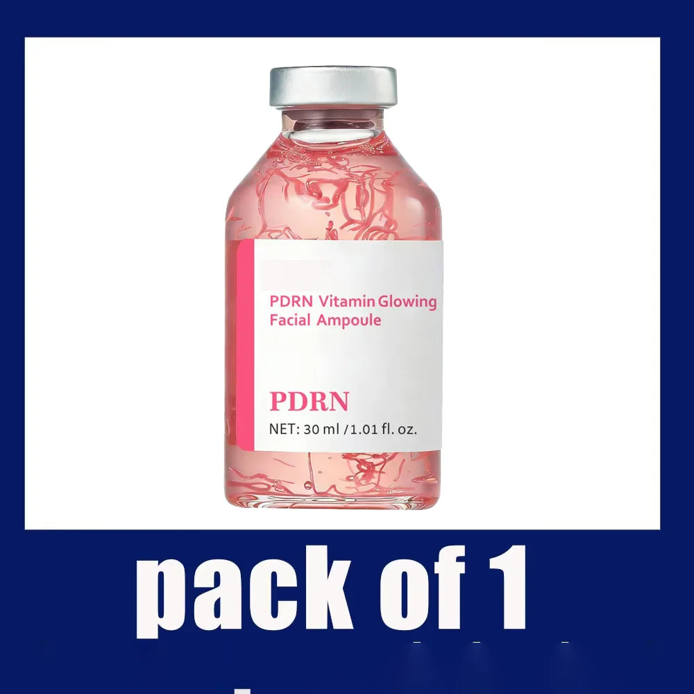 Tidesmit Deep Collagen Essence pink PDRN ampoule texture close-up for intensive brightening and hydrating skincare