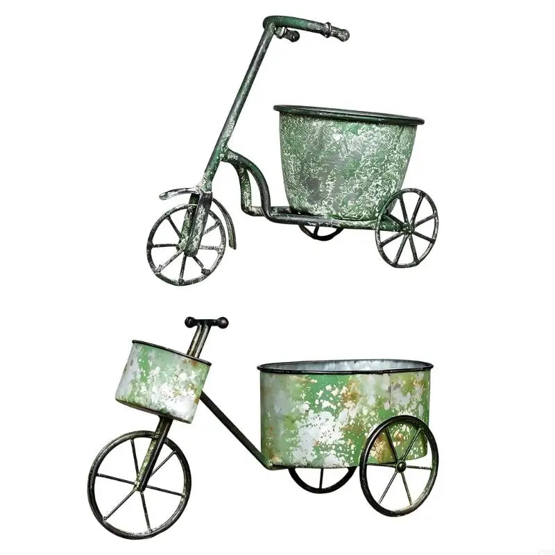Classical Wrought Iron Creative Flower Pot Home Furnishing Outdoor Gardening Metal Flower Pot Courtyard Garden Decoration P9YB