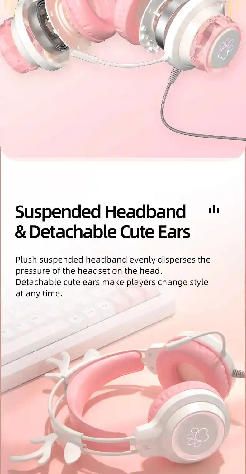 Wired Gaming Headphones: Noise-Canceling Over-Ear Audio - SY-G35 Series Tidesmit