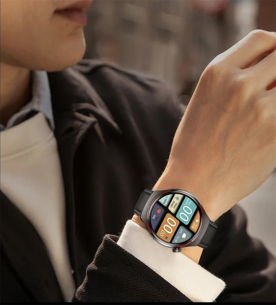 For WATCH 4 PRO Smart Watch Men Space Exploration Edition Bluetooth Call GPS NFC Heart Rate Sports SmartWatch 2026 New