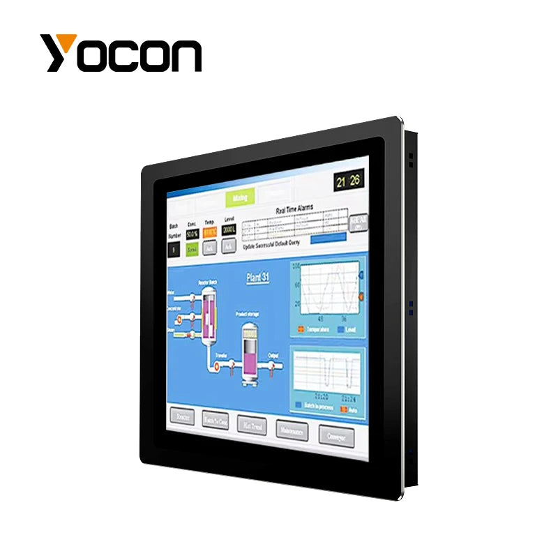 15 inch Industrial Touch Panel PC IP65 Waterproof I5-6200U 8+128G Win11 Touchable Computer Embedded Touch Screen
