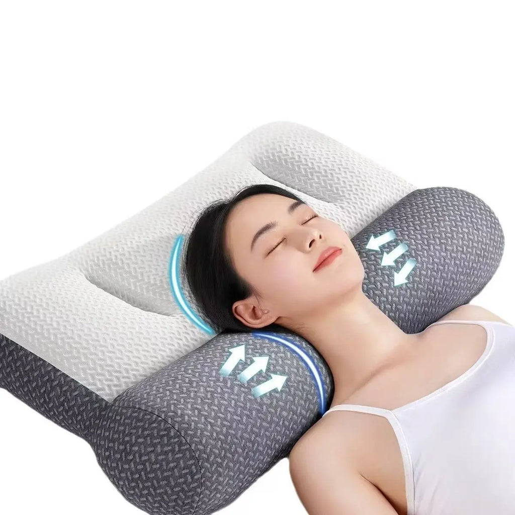 Cervical Traction Neck Pillow for Sleeping - Ergonomic Arch Support Massage Cushion Tidesmit