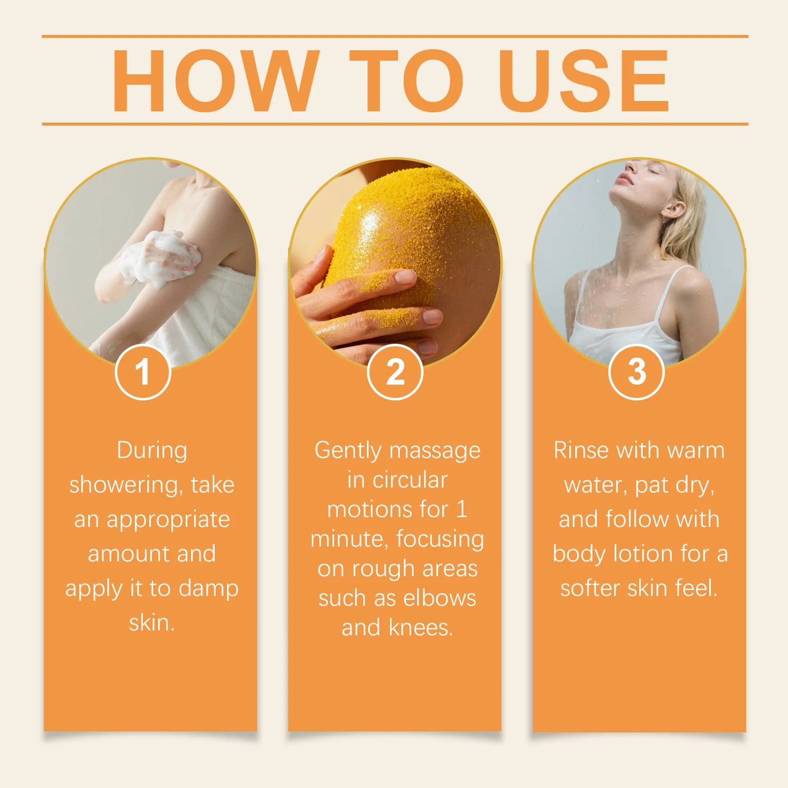 Turmeric Body Scrub for Dark Spots - Brightening Exfoliating Treatment Scrubs Treatments Tidesmit