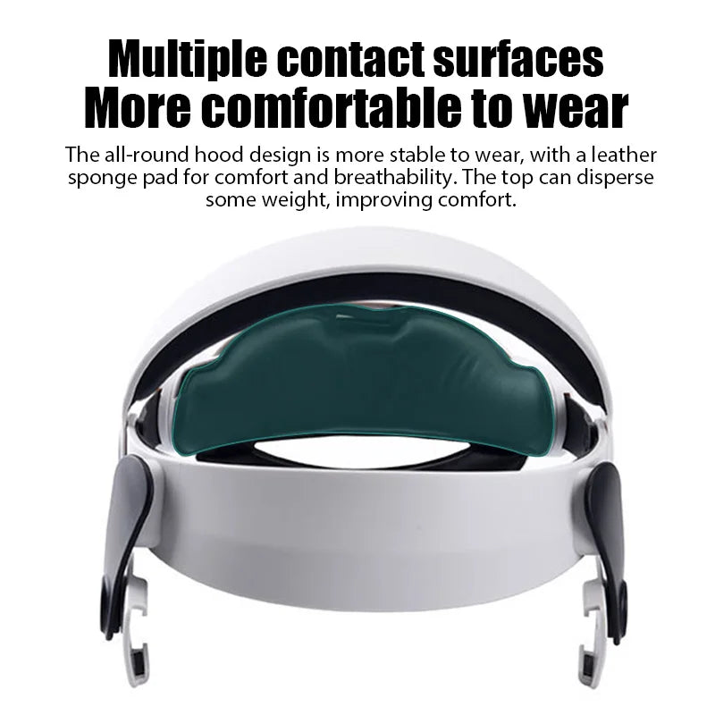 Quest 2 Elite Strap Adjustable Headset Support - Durable White Finish Tidesmit