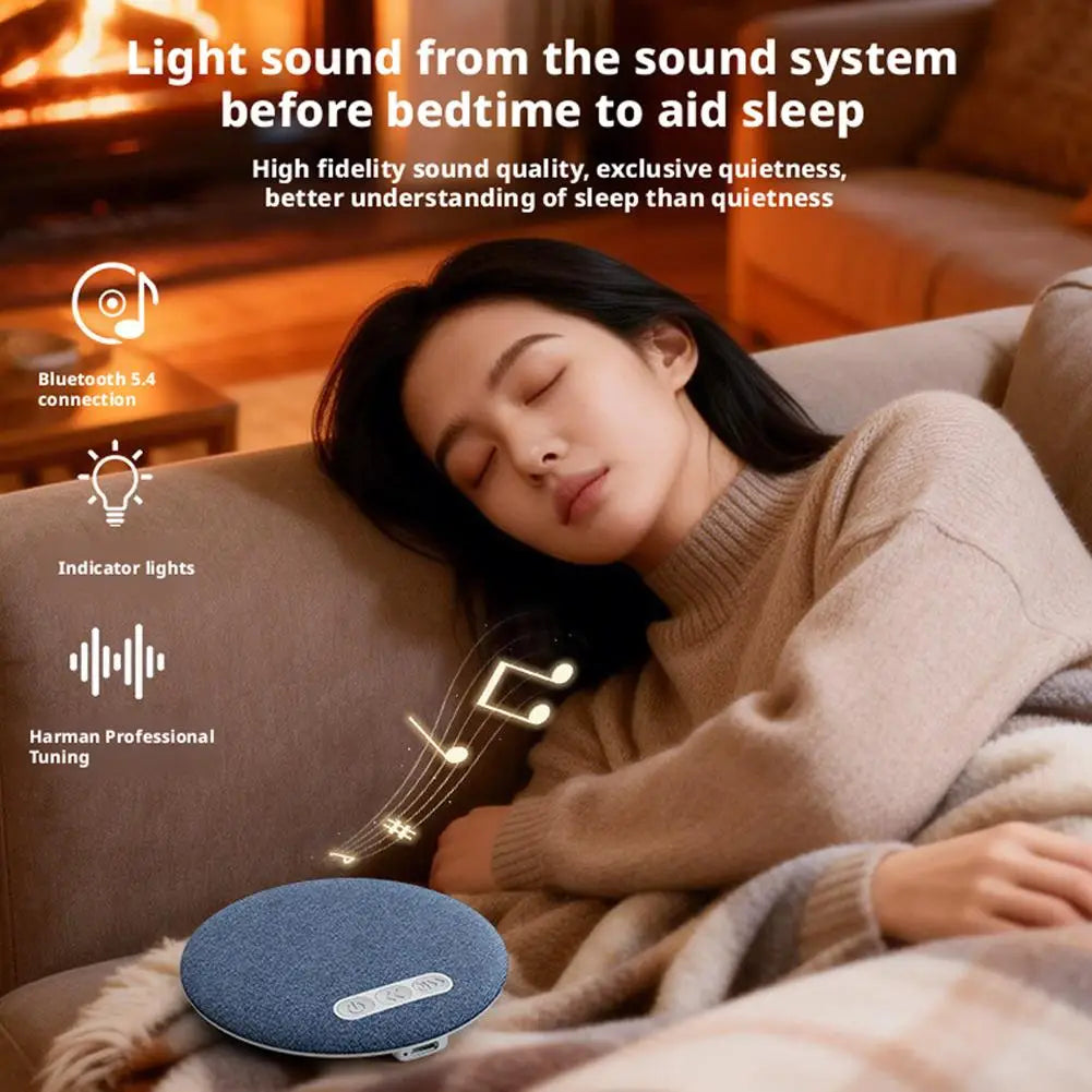 Mini Sleeping Bluetooth Speaker Nature Sound White Noise Soundbar Wireless MP3 Music Player Ultra Thin Timed Shutdown Audio Pla