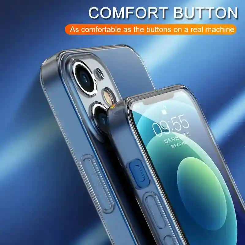 Clear iPhone Case | Slim Shockproof Cover with Military-Grade Protection Tidesmit