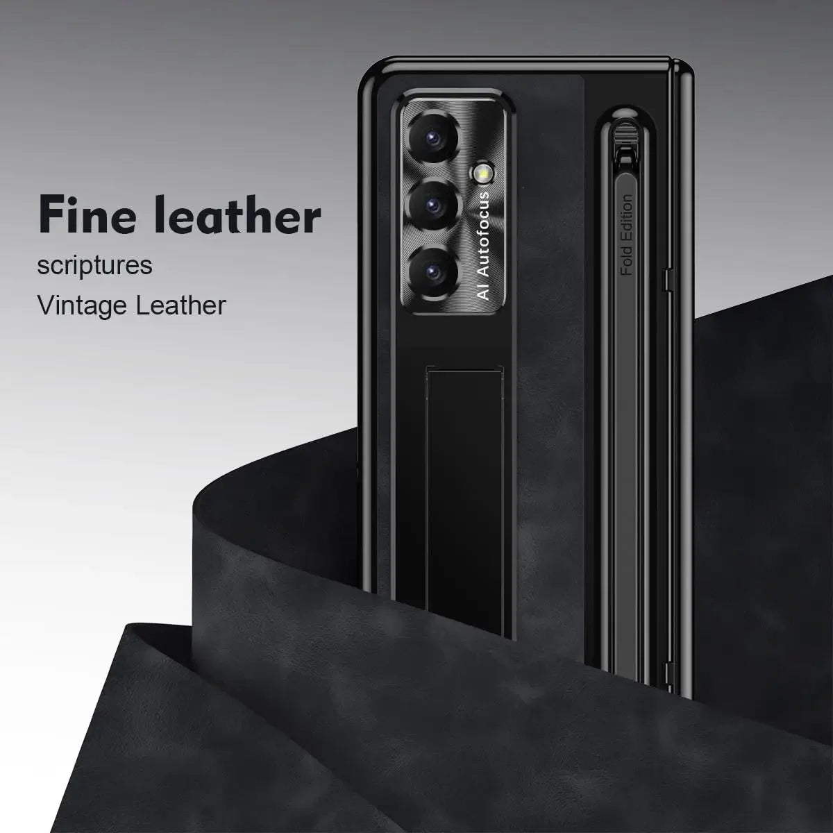 Samsung Galaxy Z Fold 7 Case with S Pen Holder and Kickstand Tidesmit