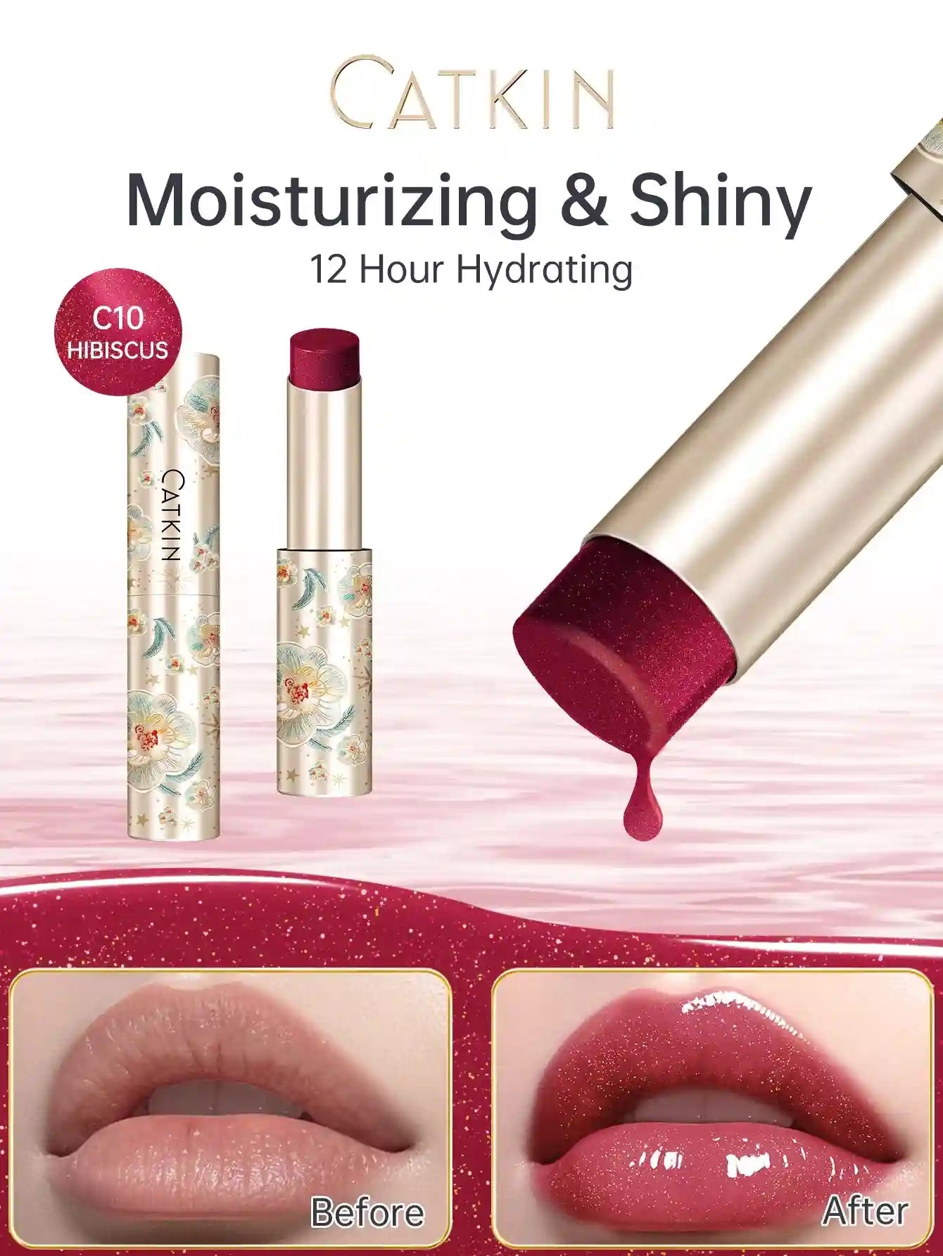 Moisturizing Tinted Lip Balm - Hydrating Lip Care with 6 Vibrant Shades Lip Care Tidesmit