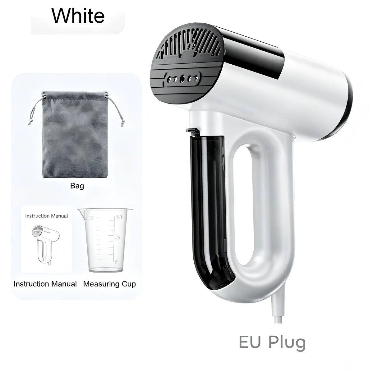 HOMEFISH Portable Handheld Steam Iron 220V EU Plug