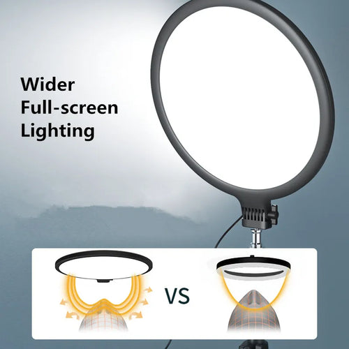 10-Inch LED Ring Light with 2M Adjustable Tripod for Professional Streaming Tidesmit