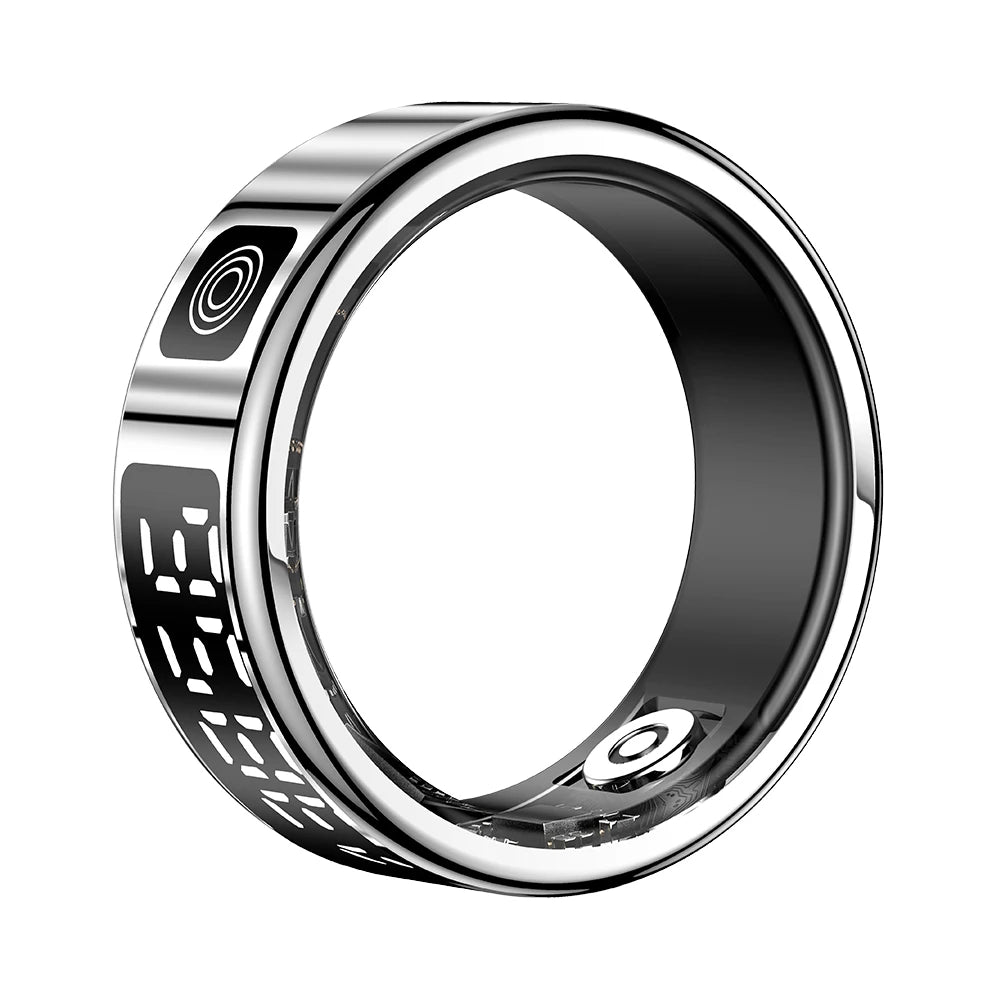 Smart Health Ring Fitness Tracker | Heart Rate & Blood Oxygen Monitor Silver China Mainland Tidesmit