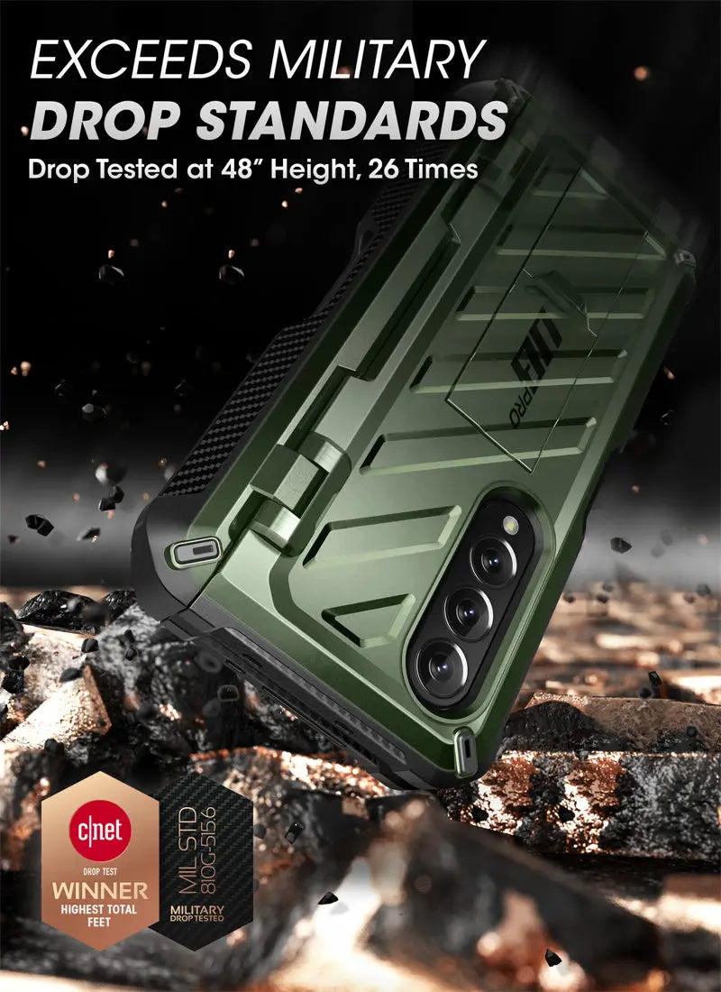 Samsung Galaxy Z Fold 4 Rugged Case - Dual Layer Shock-Absorbing Cover Tidesmit
