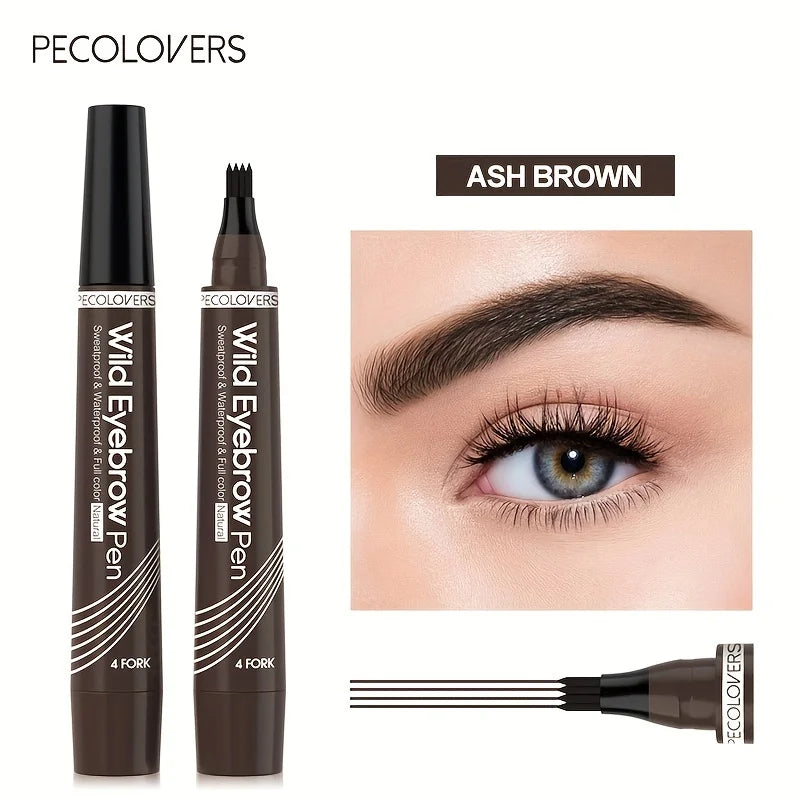 Eyebrow Tattoo Pen Waterproof 4-Tip Microblading Makeup Tool Permanent Makeup Machines 06 Tidesmit