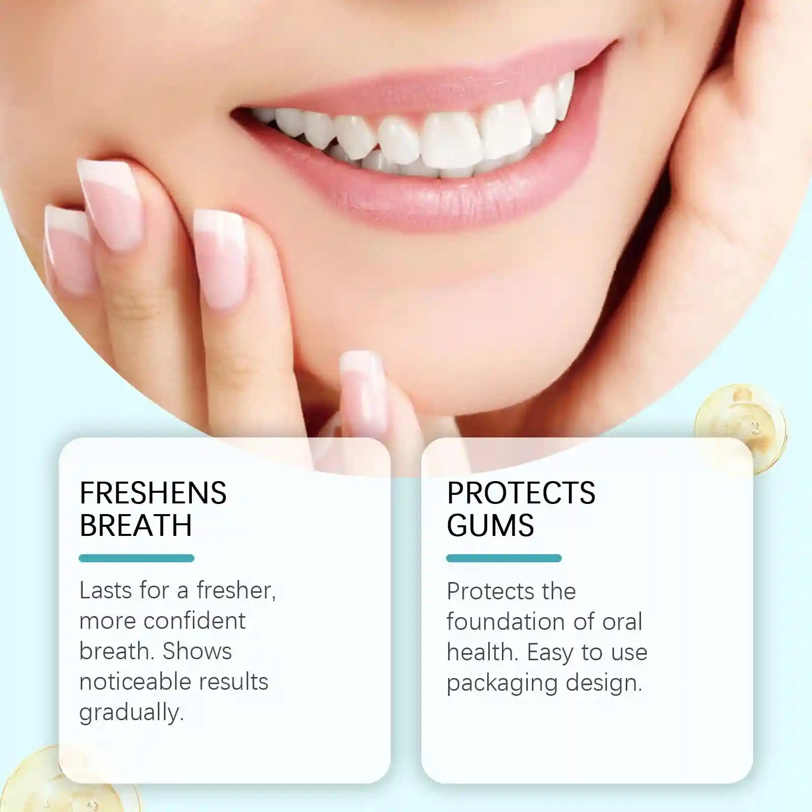 Tidesmit Radiant Whitening Toothpaste with mint for deep stain removal and healthy gums