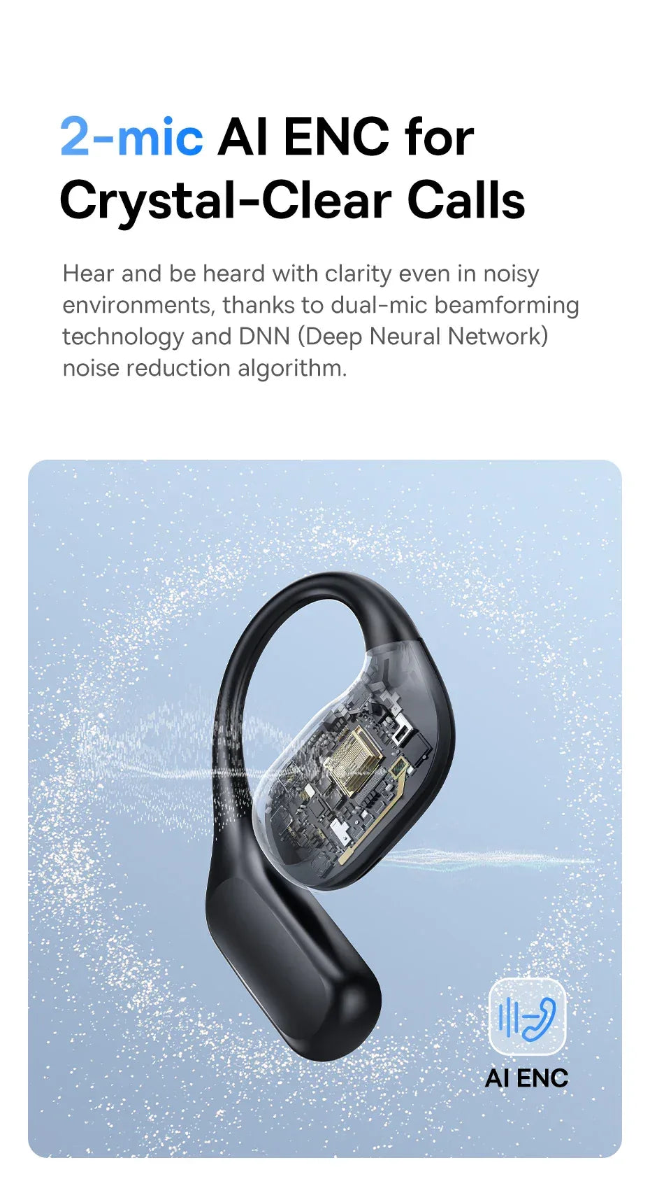 Open Ear Bluetooth Wireless Sports Headphones IPX5 by Tidesmit Tidesmit