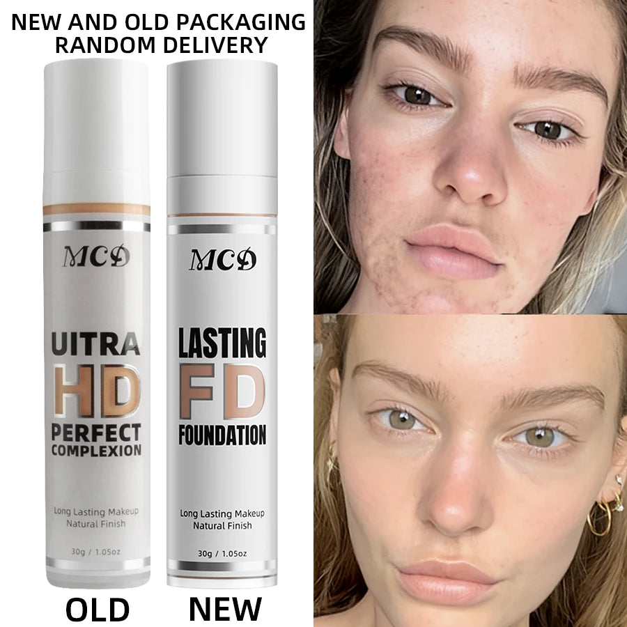 Tidesmit matte liquid foundation texture close-up for waterproof sweat-resistant full coverage face makeup
