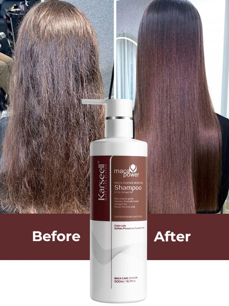 Original Karseell Moisture Shampoo + Conditioner 500ml Argan Oil  Moisturizing Smooth Hair Care Set for Dry and Damaged Hair