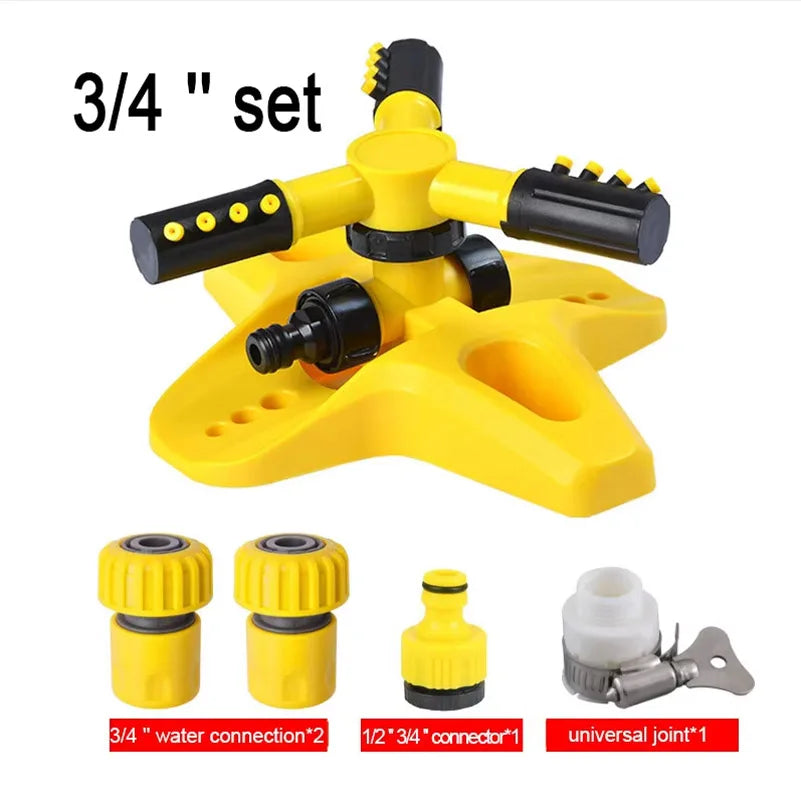 360 Degree Rdotating Automatic Sprinkler For Garden Greening Lawn Spraying Vegetable Garden Watering And Irrigation