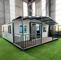 Ready Ship Luxury 40 Ft 20ft Prefab Mobile Container House 2 Bedroom Steel Prefabricated Home Local Standards Villas Outdoor Use