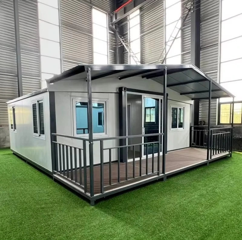 Ready Ship Luxury 40 Ft 20ft Prefab Mobile Container House 2 Bedroom Steel Prefabricated Home Local Standards Villas Outdoor Use