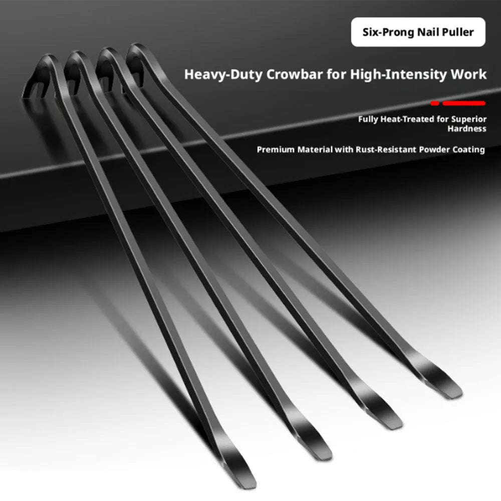47/68/98cm Heavy-Duty Crowbar, Woodworking Nail Puller, Pry Bar, Auto Repair Tools, Construction Manual Disassembly Tools