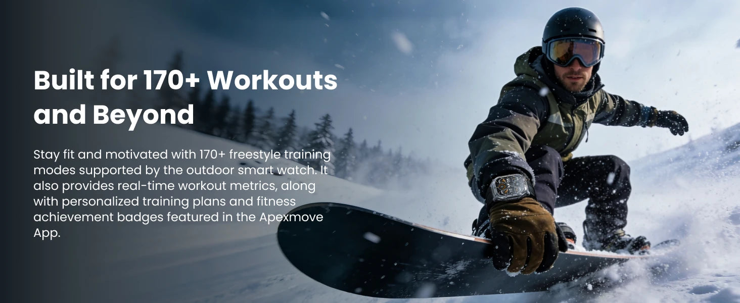KOSPET TANK M4C Advanced GPS Smartwatch for Men MIL-STD-810H Tough 5ATM Waterproof Integrated Flashlight & Health Tracking