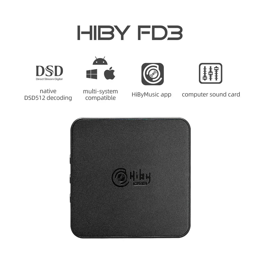 USB DAC Headphone Amplifier ES9038Q2M Tidesmit FD3 - Hi-Res MQA Support Default Title Tidesmit