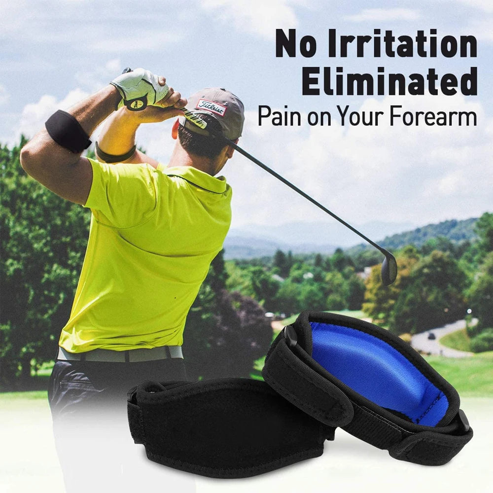1 PCS Tennis Elbow Brace for Tendonitis, Forearm Brace Support Band with Compression Pad and Elbow Strap Wrap for Golfers Unisex