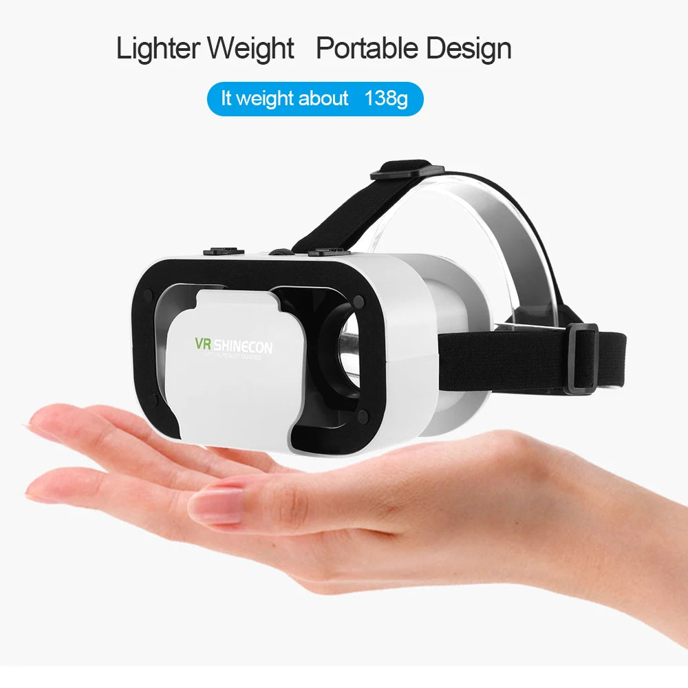 VR Headset for Smartphones - Lightweight Immersive Mobile VR Glasses Tidesmit