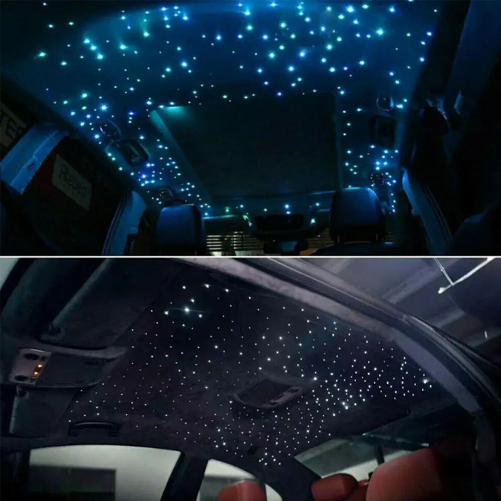 Car Starry Sky Light Kit 16W RGB - DIY Fiber Optic Ceiling Lamp Tidesmit