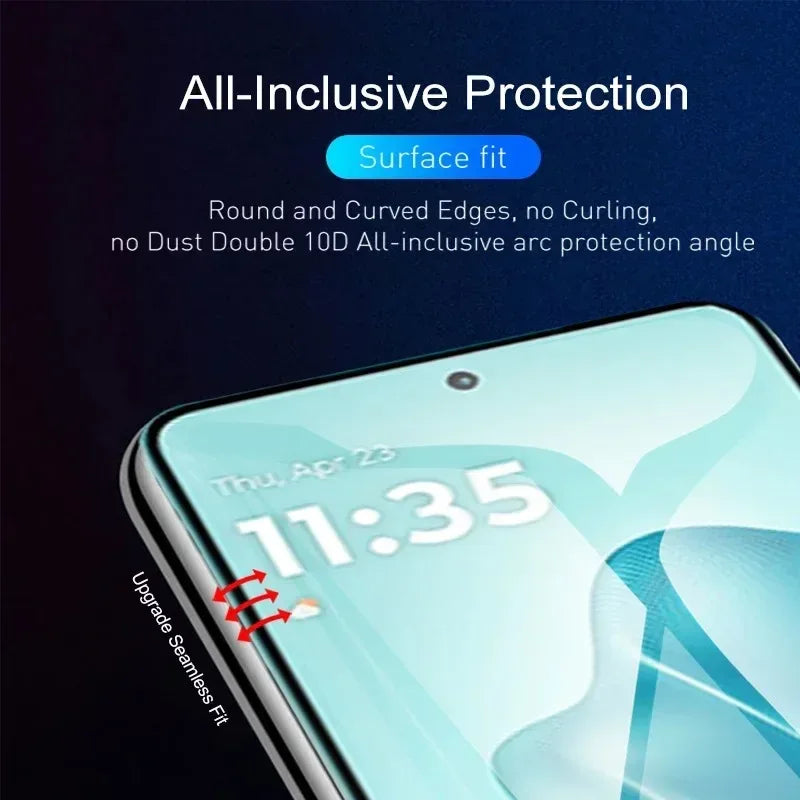 Motorola Edge 60 Fusion Hydrogel Screen Protector 5-Pack - Case Friendly Tidesmit