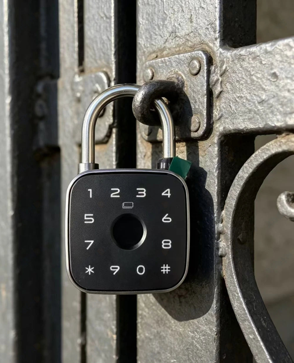 Tuya Bluetooth Fingerprint Padlock Rechargeable Digital Luggage Lock Password IP67 Waterproof Outdoor Security Electronic Lock