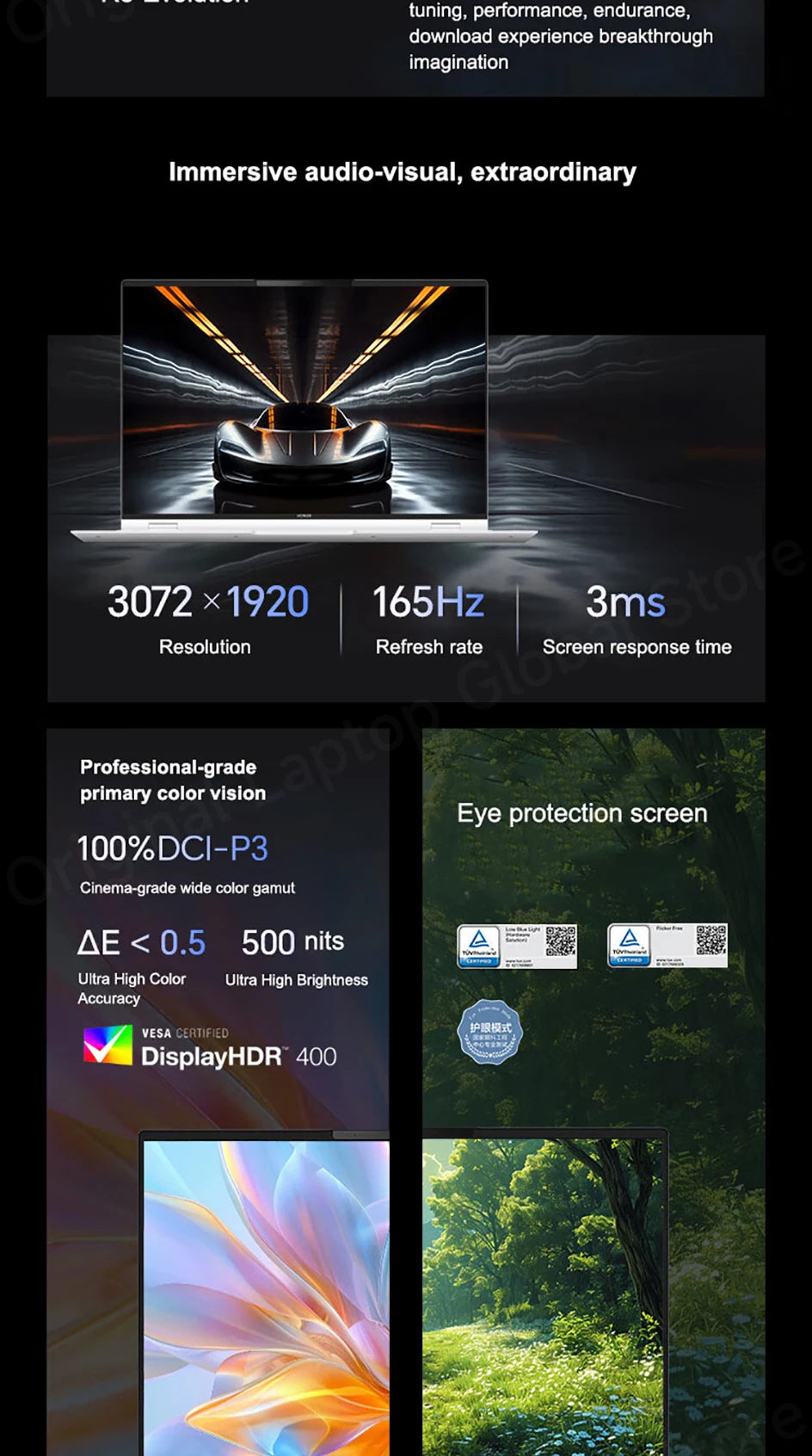 HONOR MagicBook Pro 16 HUNTER  16-inch 2024 Gaming Laptop Ultra5/Ultra7 24GB/32GB 1TB/2TB RTX4060 165Hz 3K Gaming Screen Laptop