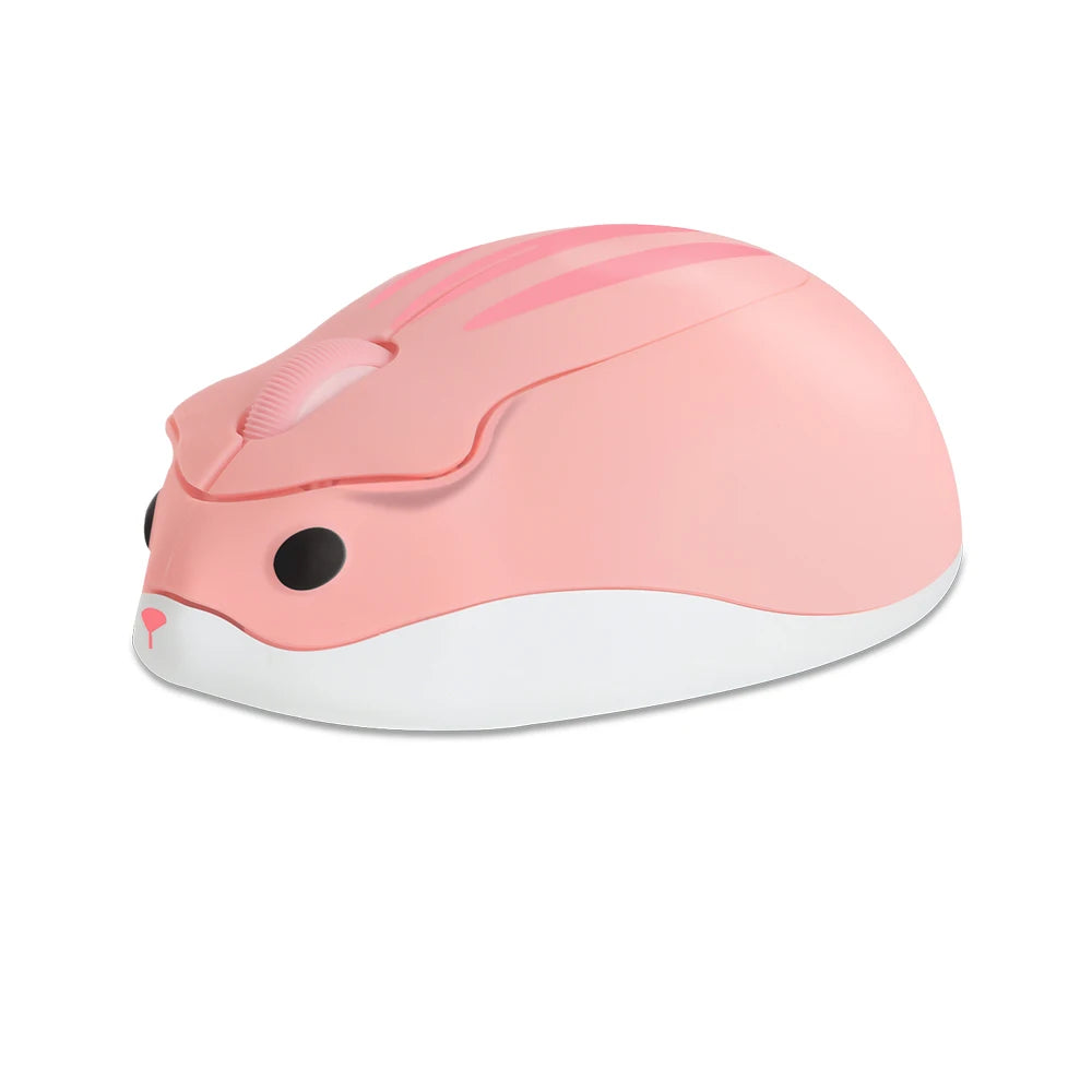 Mini Wireless Mouse 3D Cute Hamster 2.4G Bluetooth Dual Mode Connectivity Long Battery Life Mute USB Optical Mouse For Laptop PC