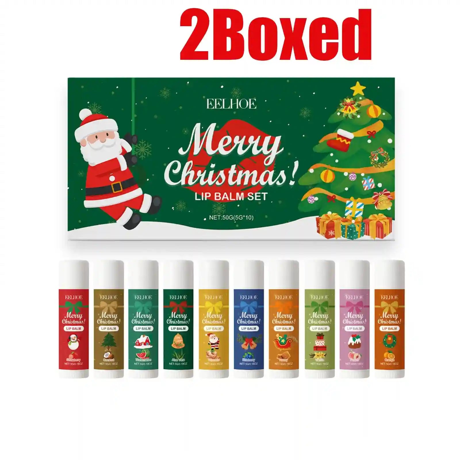 Lip Care Set: 10-Piece Moisturizing Lip Balm Kit for Soft Hydrated Lips Lip Care 2 Sets Tidesmit