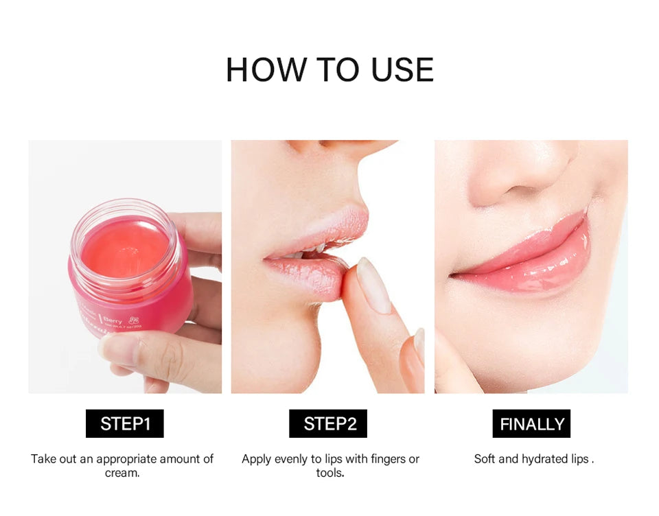 Moisturizing Sleeping Lip Mask - Nourishing Overnight Lip Treatment Lip Care Tidesmit