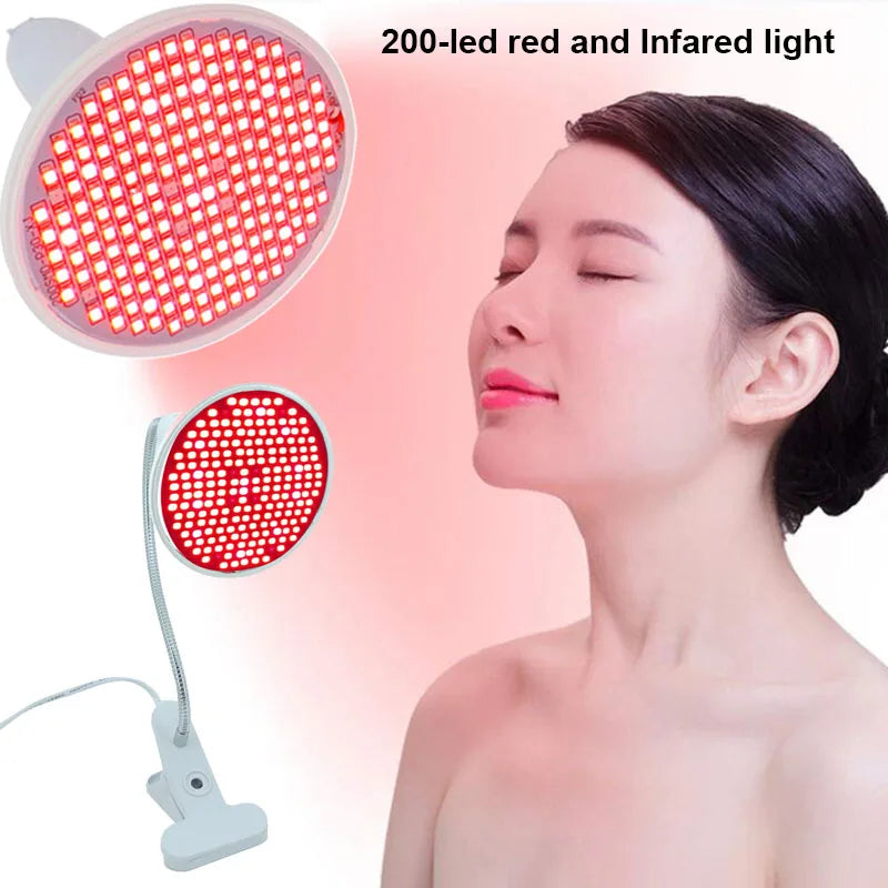 Beauty Anti Aging Red led Light bulb E27 Therapy Deep red 660 850nm IR Infrared plant grow lamp for Full Body Skin Pain Relie t