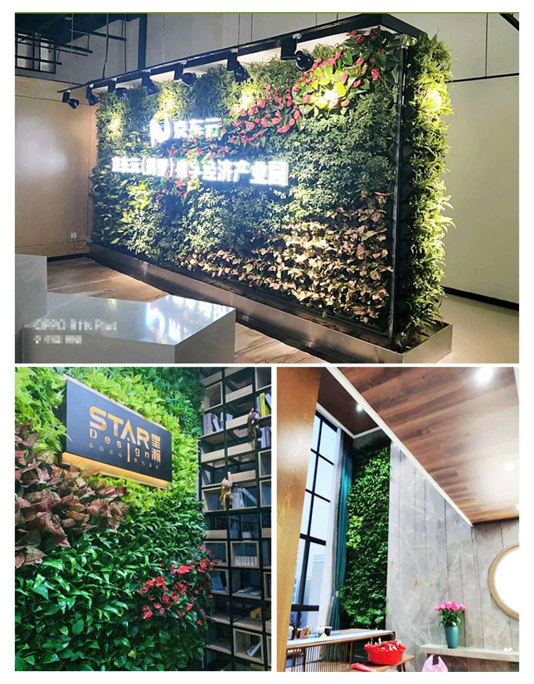 4PCS Flower Pots Wall Hanging Planters Stackable Planter Garden Plastic Pots Vertical Succulents Plant Home Balcony Decoration
