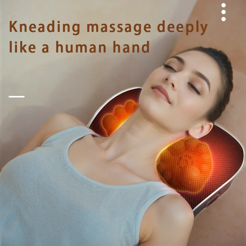 Electric Neck Massager with Heat Therapy & Deep Tissue Shiatsu - Tidesmit Massage Chairs Tidesmit
