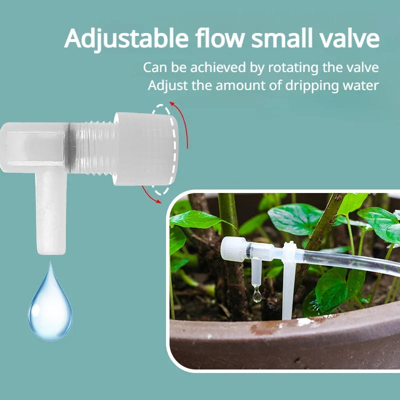 1pc Lazy Man Automatic Watering Set Adjustable Drip Balcony Garden Potted Plants Watering System Quantitative Drip Irrigator