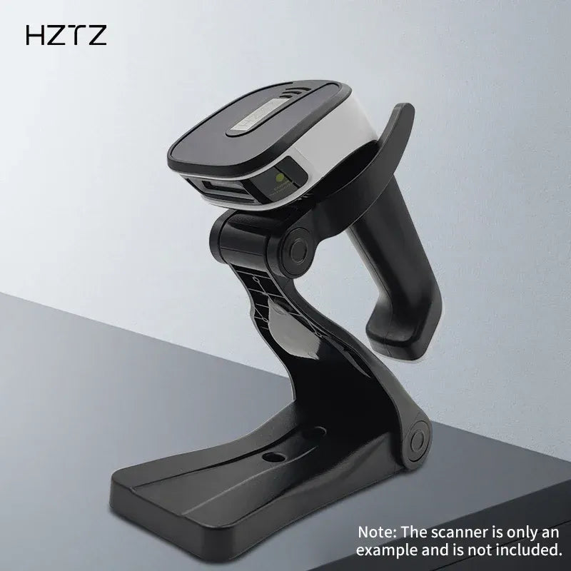 Universal Adjustable Barcode Scanner Stand Barcode Reader Stand, Large Base, Removable, Super Stable, Compatible with All Types