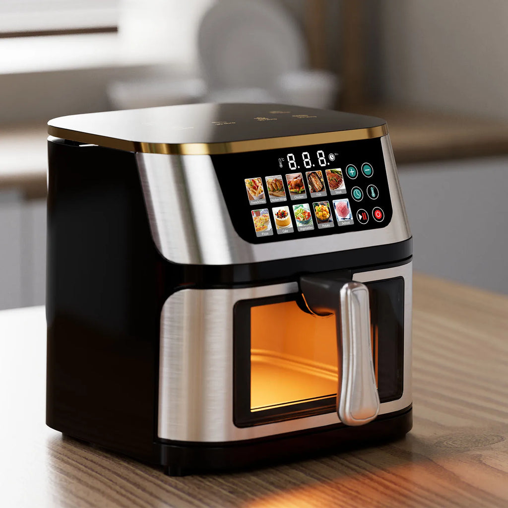 Professional 12L 15L Digital Air Fryer Oven Stainless Steel Smart Multi Functional Large Capacity Commercial No Oil 2025 New